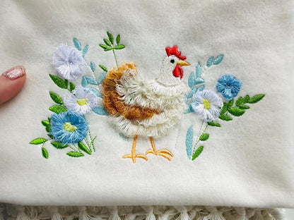 Fringed Floral Chicken