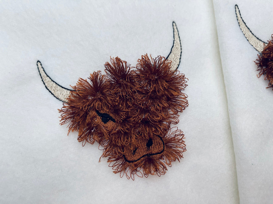 Fringed Highland Cattle Cow Scottish Breed