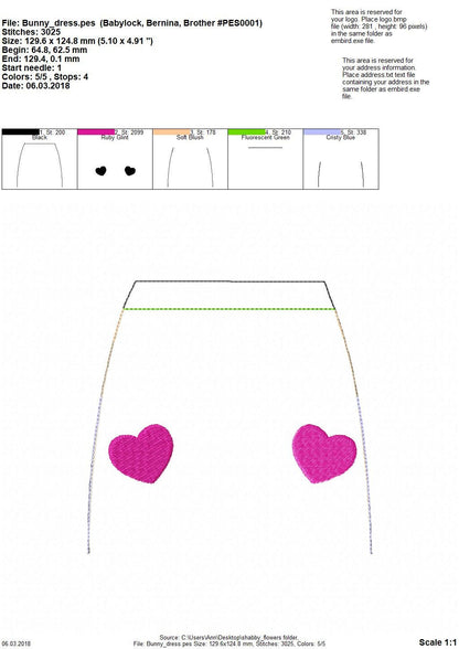 Pretty Bunny Doll ITH