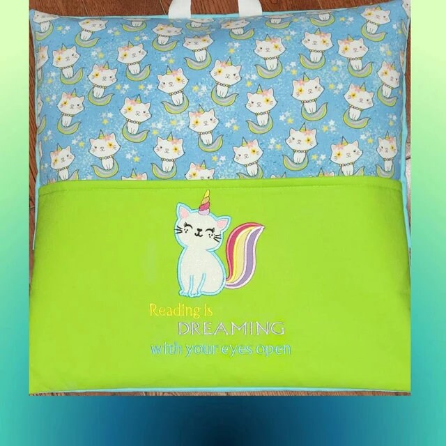 Caticorn Unicorn Kitty Cat Applique