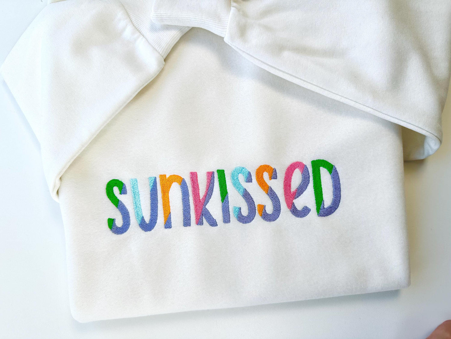 Fill Stitch Split Font Sunkissed