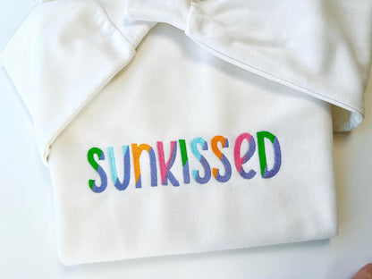 Fill Stitch Split Font Sunkissed