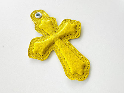 Special Puff Cross eyelet and key fob snap tab 3D Puffy Foam machine