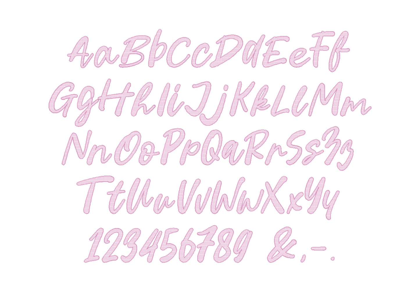 Glitter HTV Vinyl Mylar Handwritten Font