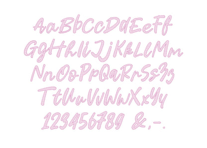 Glitter HTV Vinyl Mylar Handwritten Font