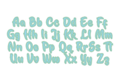 Kids Font Applique Henry