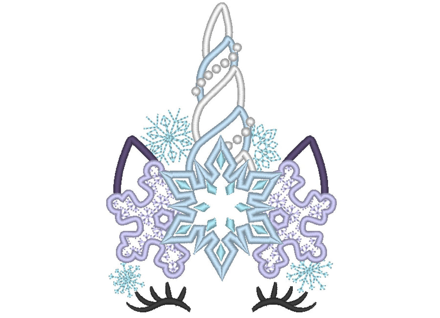 Frozen Unicorn Snowflake Crown