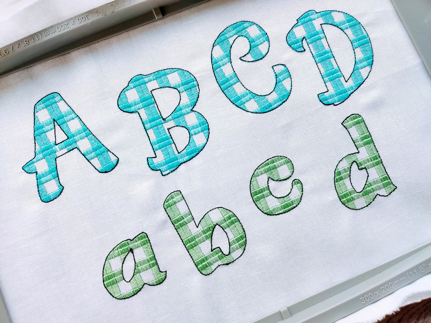 Tartan Plaid Fun Font