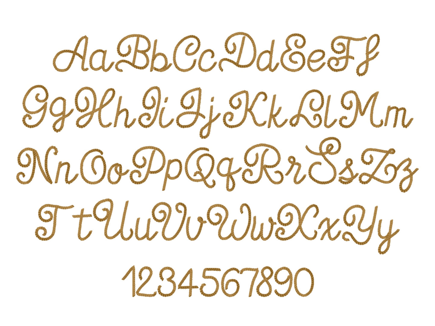 Rope Stitch Handwritten Font