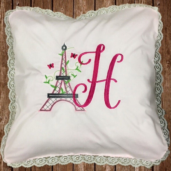 Romantic Eiffel Tower Applique