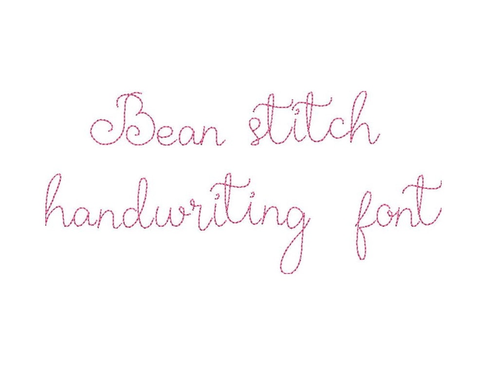 Mini Bean Stitch Handwritten Font