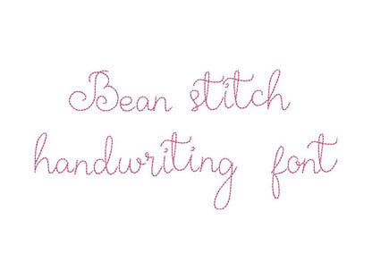 Mini Bean Stitch Handwritten Font