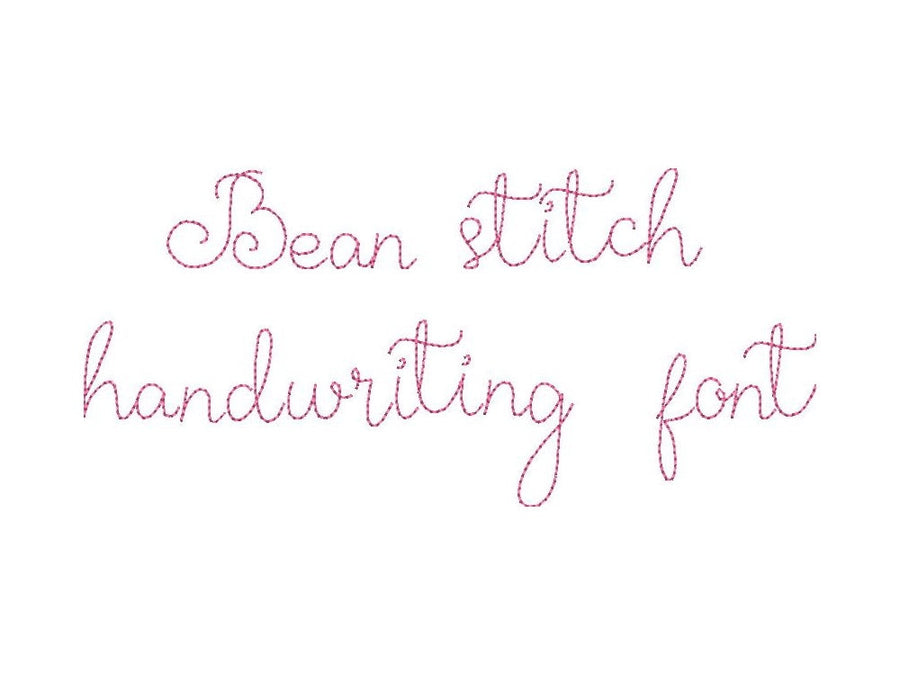 Mini Bean Stitch Handwritten Font