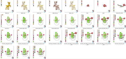 Winter Snowman SET of 11 designs, machine embroidery applique designs