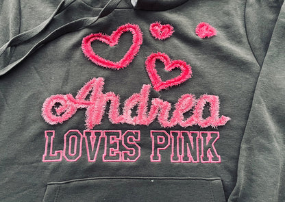 Fringed Handwritten Font Andrea