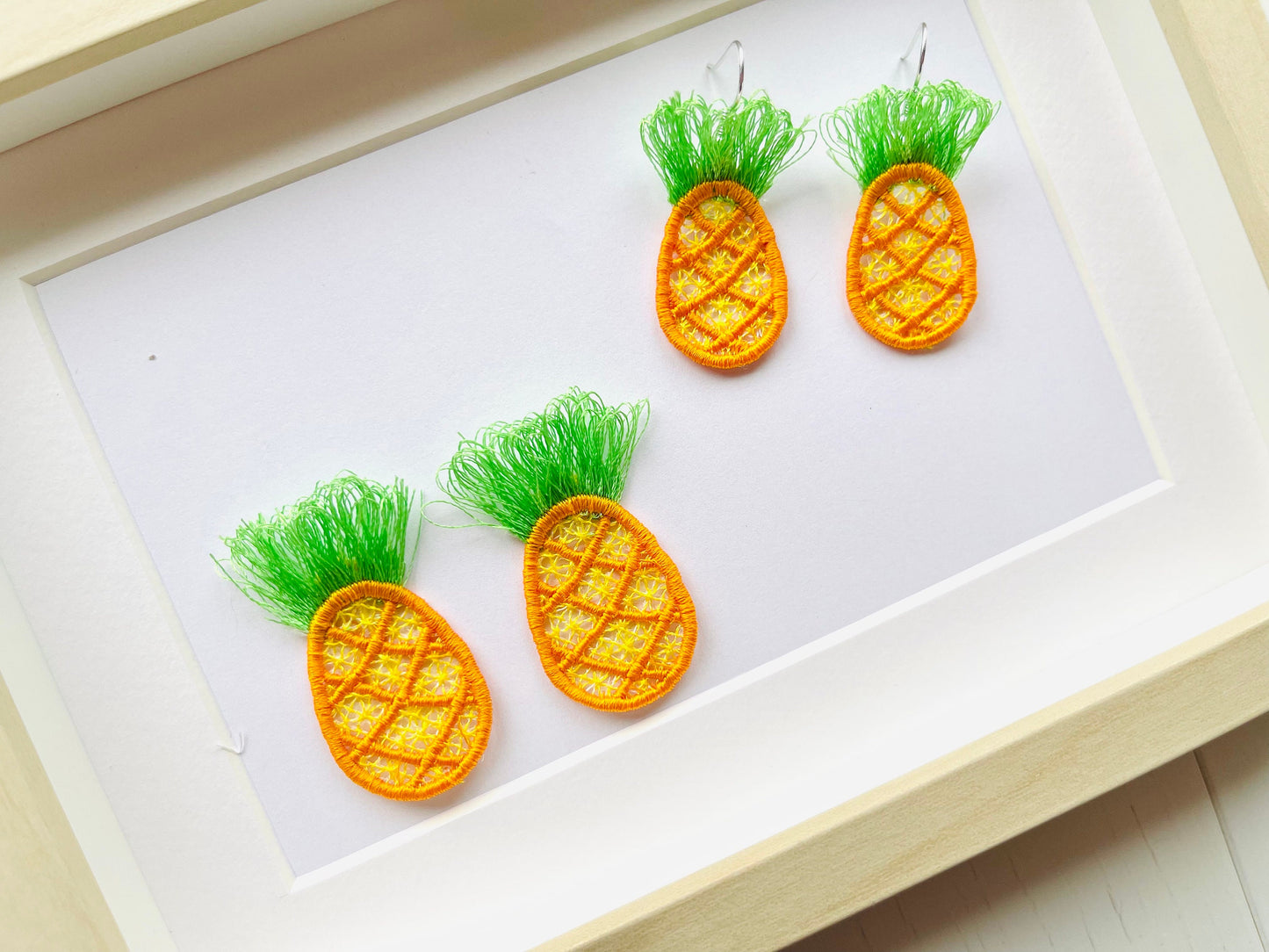 Fringed Pineapple Earrings FSL