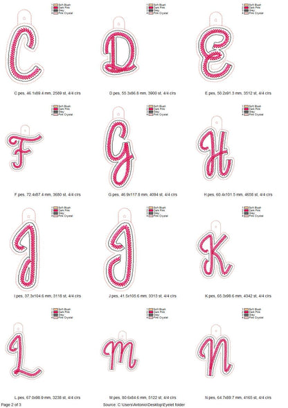 Baseball Stitch Sports Monogram Keychain