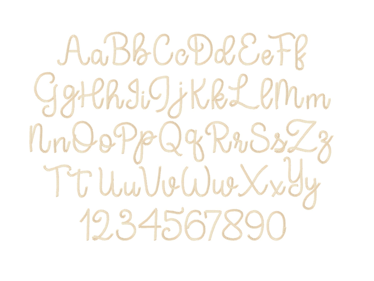 Rope Stitch Handwritten Font