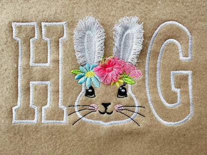 Cute Bunny Fringed Floral Crown