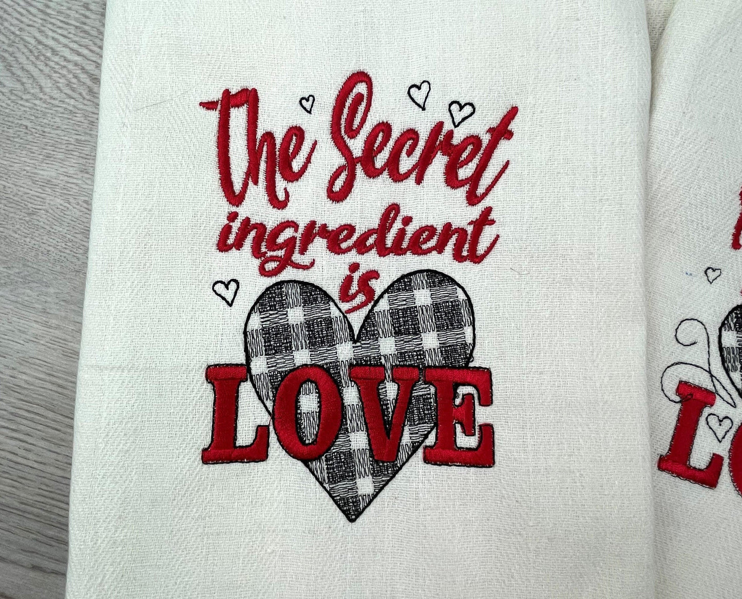 The Secret Ingredient Is Love Saying