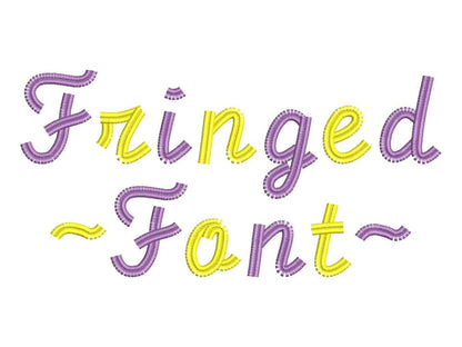 Fringed Handwritten Font Elisabeth