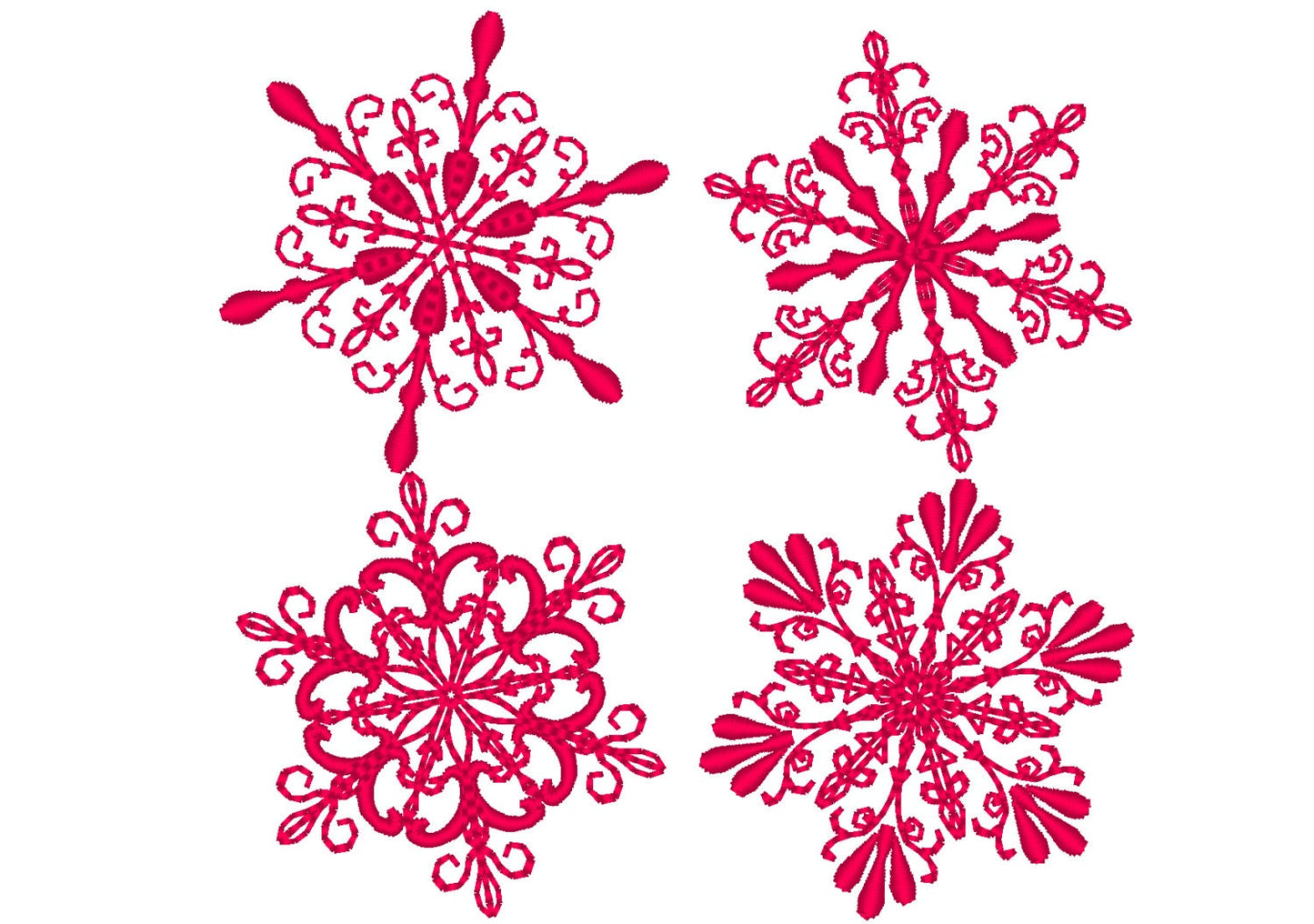 Swirl mini snowflakes set machine embroidery designsDOWNLOAD –