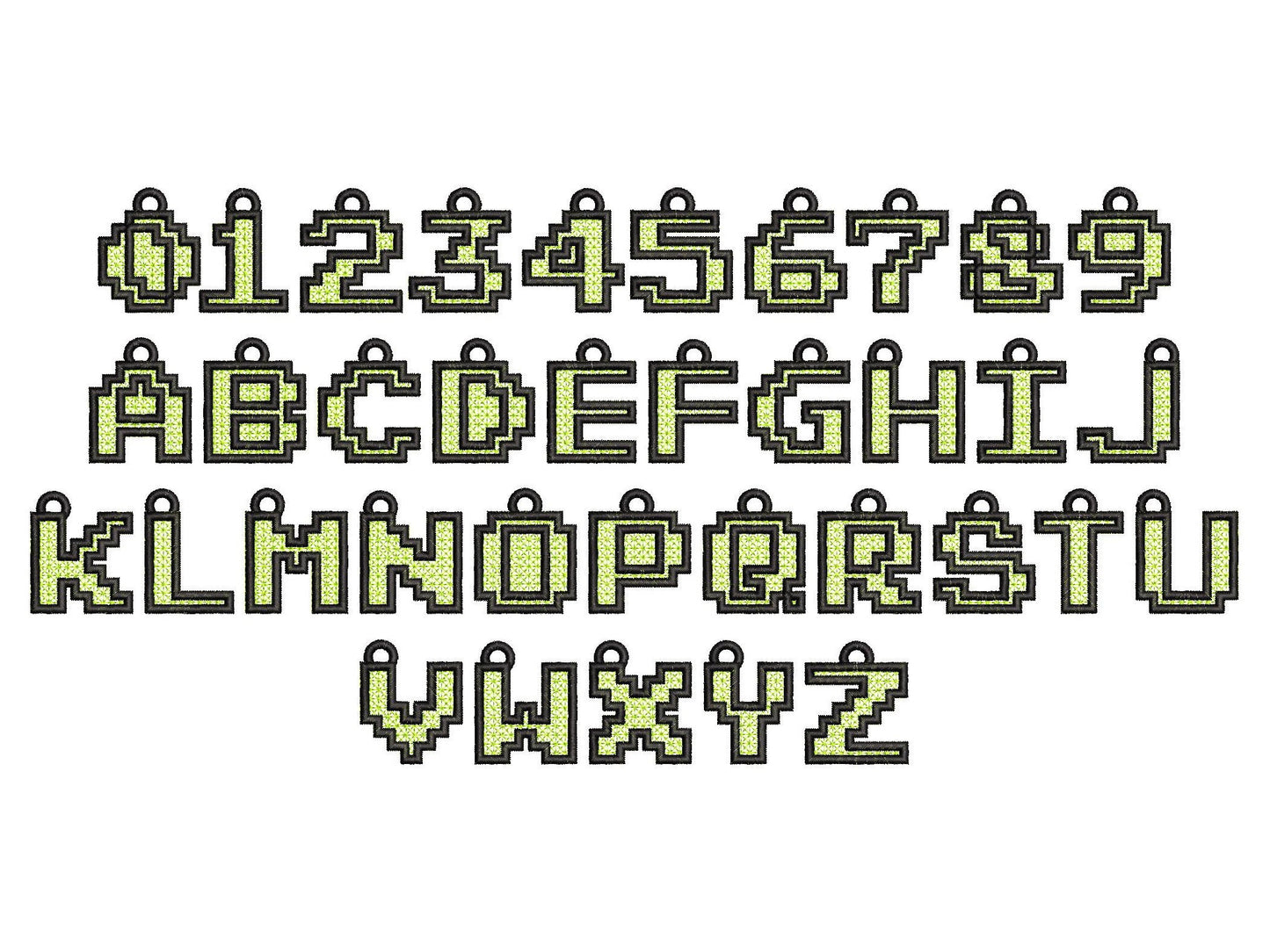 Miner Bricks Pixel Font FSL