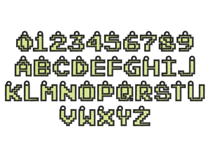 Miner Bricks Pixel Font FSL