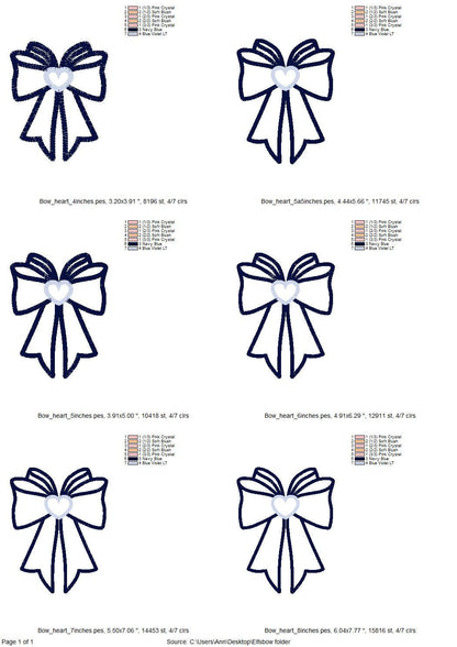 Coquette Lace Side Bow Applique