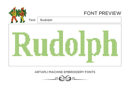 Christmas Cross Stitch Font