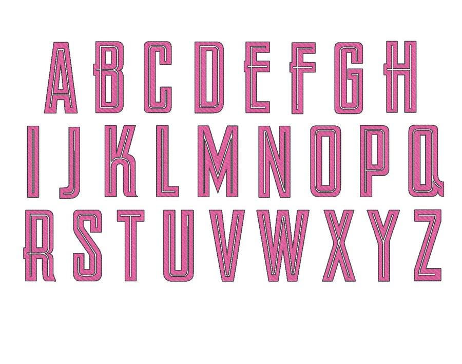 Chinoiserie Skinny Monogram Font