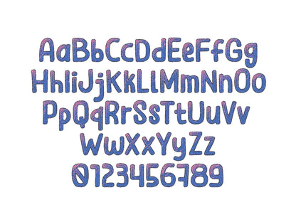 Magic Iridescent Ombre Font