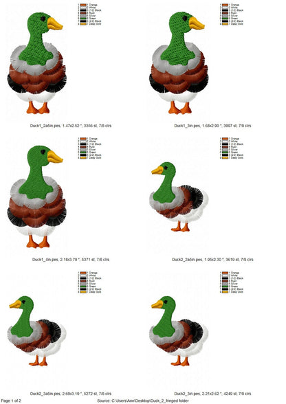 Fringed Duck Farm Bird