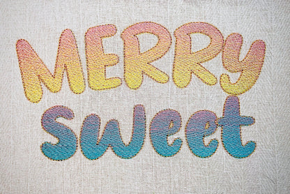 Sweet Iridescent Ombre Font