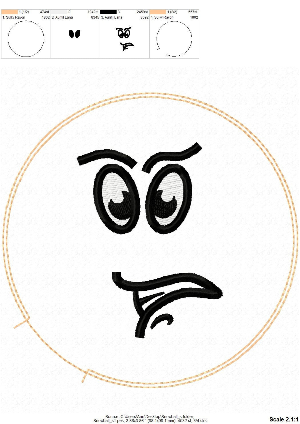 Snowball Set of 6 ITH