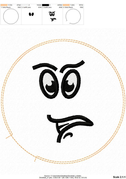 Snowball Set of 6 ITH