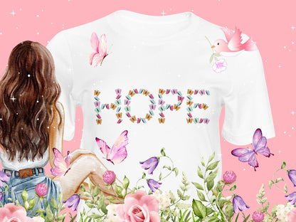 Floral Summer Butterfly Font