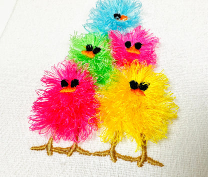 Fringed Little Chick Stack of 5