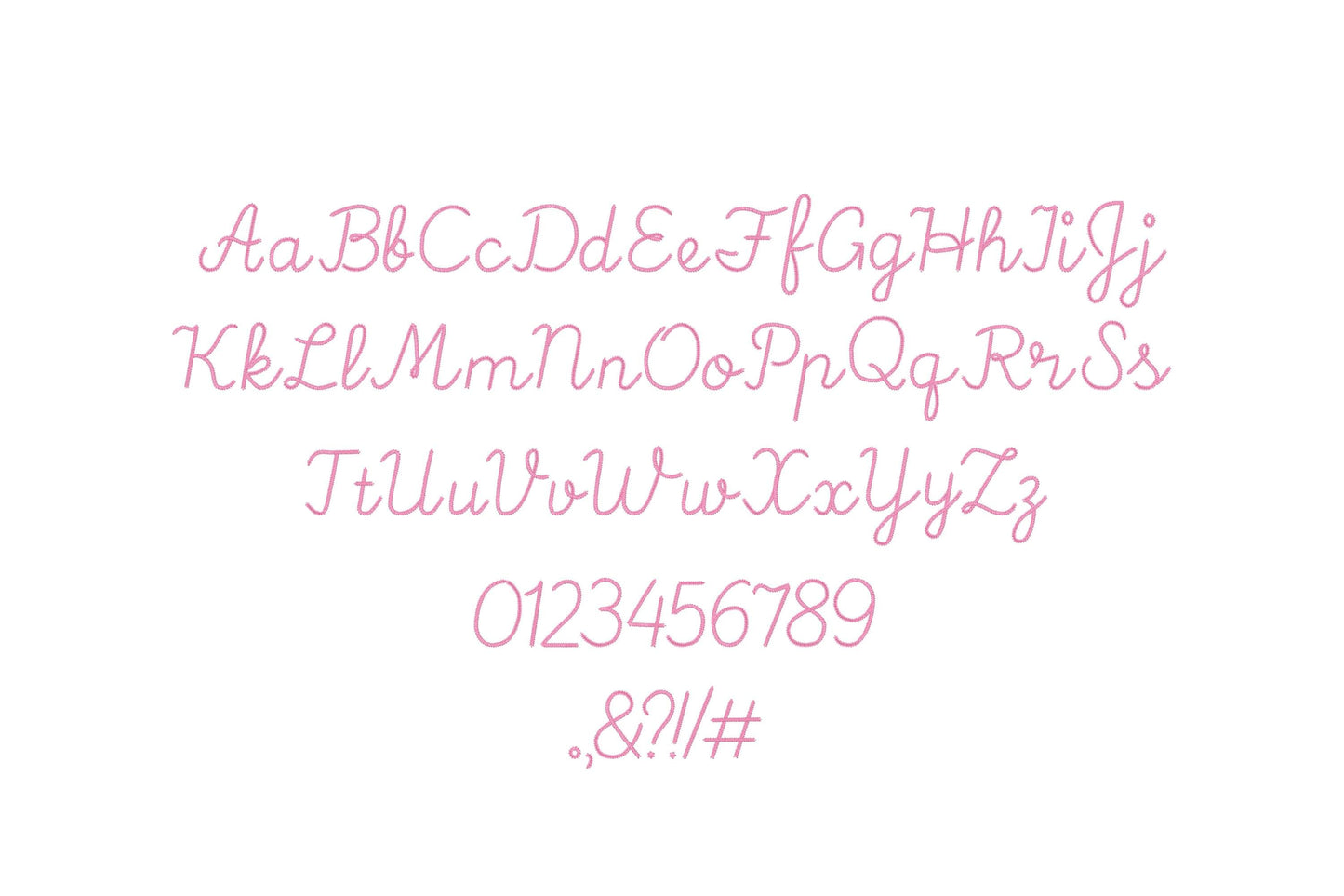 Tiny Playful Chain Stitch Handwritten Font