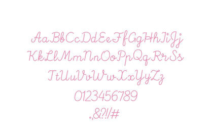 Tiny Playful Chain Stitch Handwritten Font