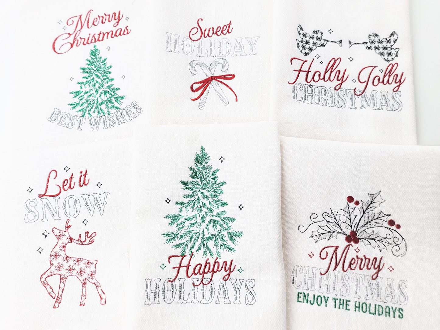 Old Fashioned Merry Christmas Set of 6