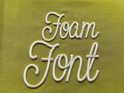 Puff Pyffy Foam Handwritten Script Font