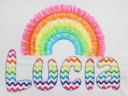 Ric Rac Patterned Font