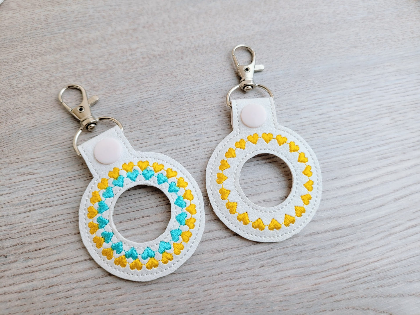 Heart Donut Keychain