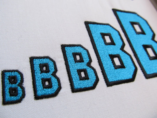 Varsity Collegiate Fill Stitch Font