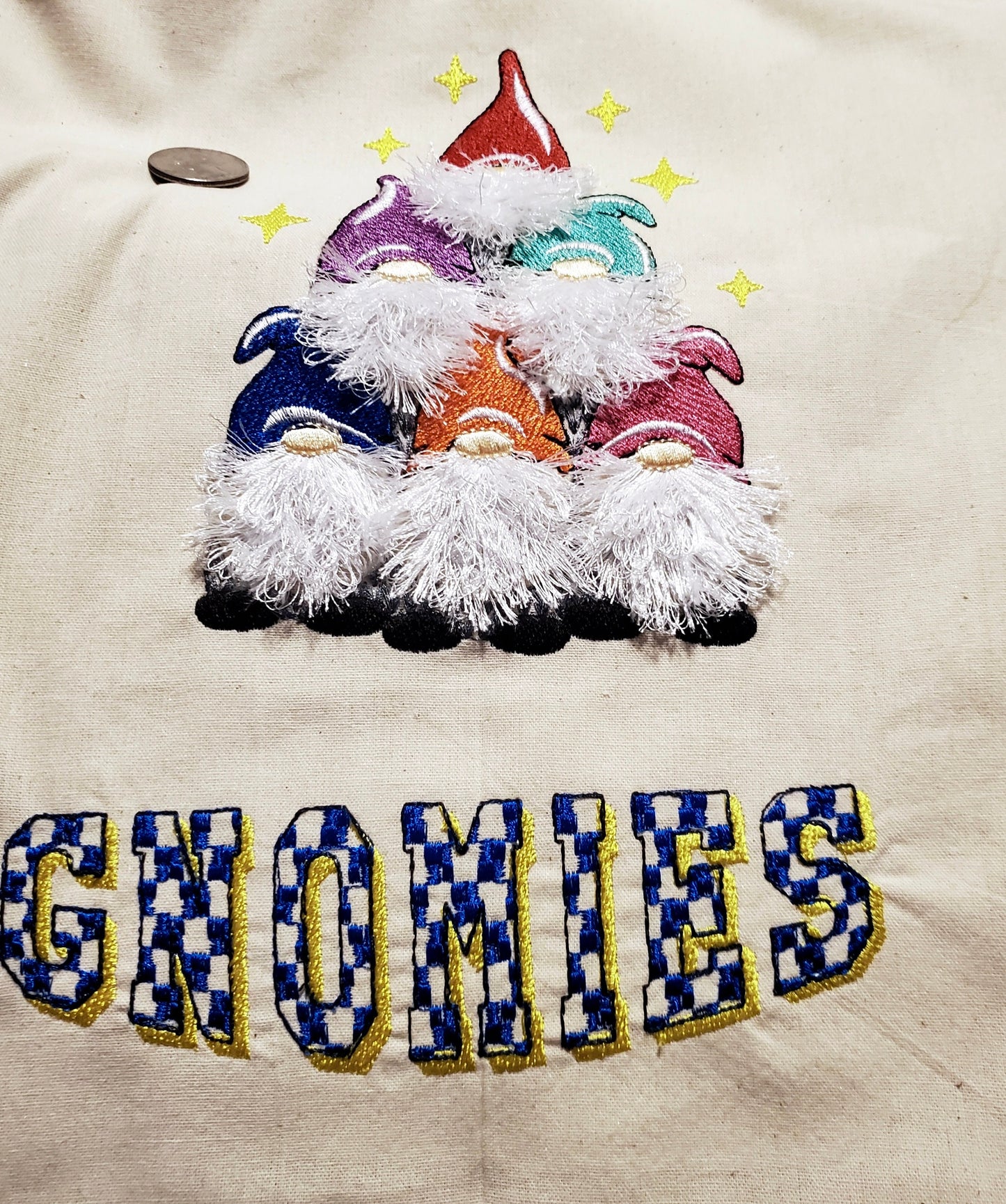 Fringed Christmas Gnome Stack of 6