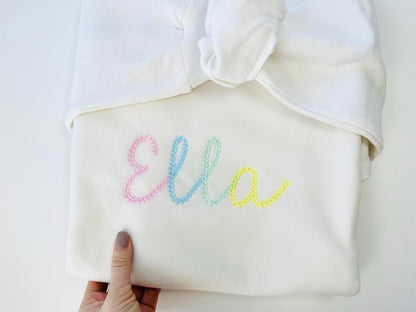 Extra Bold Chain Stitch Handwritten Font