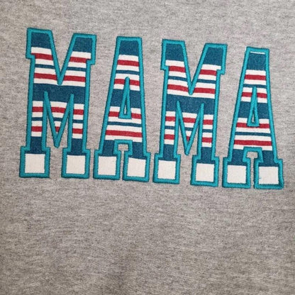 Narrow Varsity Athletic Sport Font Applique