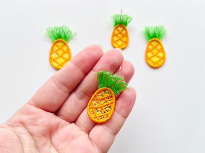 Fringed Pineapple Earrings FSL