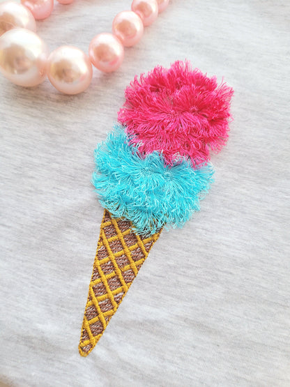 Fringed Ice Cream Cone